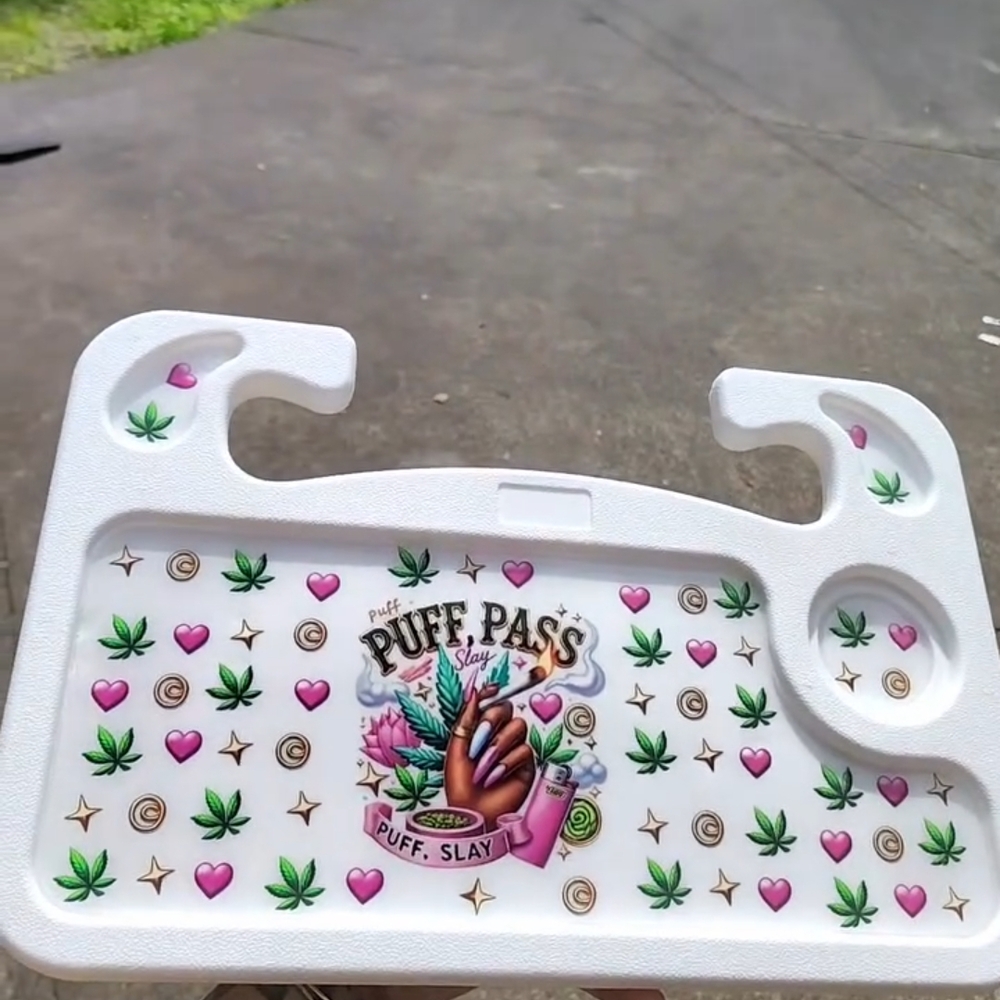 Puff Pass Slay Car Tray